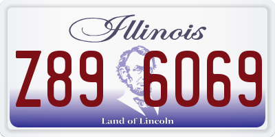 IL license plate Z896069