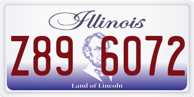IL license plate Z896072