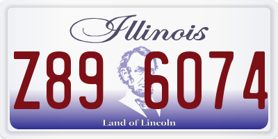 IL license plate Z896074