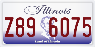 IL license plate Z896075