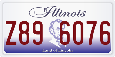 IL license plate Z896076