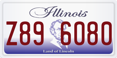 IL license plate Z896080