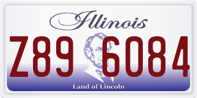 IL license plate Z896084