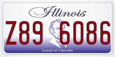 IL license plate Z896086