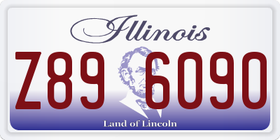 IL license plate Z896090