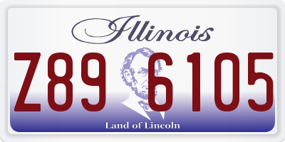 IL license plate Z896105