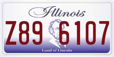 IL license plate Z896107