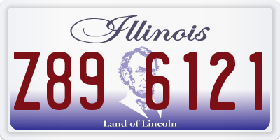 IL license plate Z896121