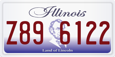 IL license plate Z896122