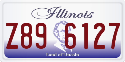 IL license plate Z896127