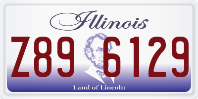 IL license plate Z896129