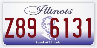 IL license plate Z896131