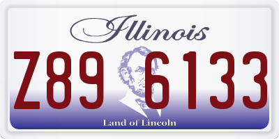 IL license plate Z896133