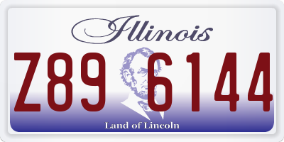 IL license plate Z896144