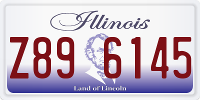 IL license plate Z896145
