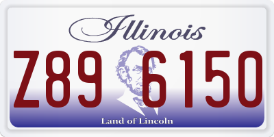 IL license plate Z896150