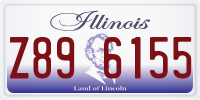 IL license plate Z896155