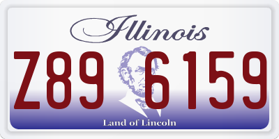 IL license plate Z896159