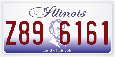 IL license plate Z896161