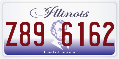 IL license plate Z896162