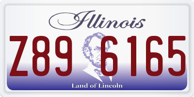 IL license plate Z896165