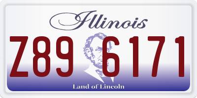 IL license plate Z896171