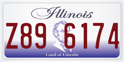 IL license plate Z896174