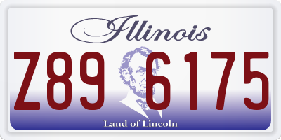 IL license plate Z896175
