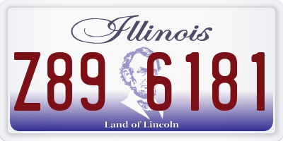 IL license plate Z896181