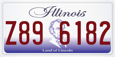 IL license plate Z896182