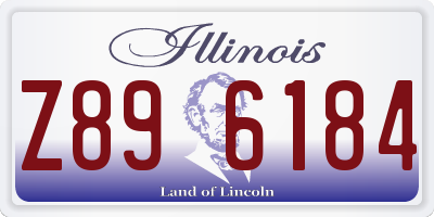 IL license plate Z896184