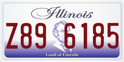 IL license plate Z896185