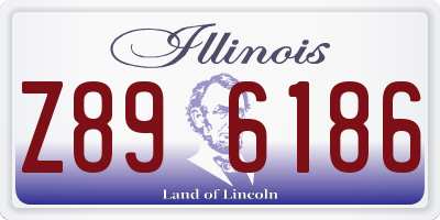 IL license plate Z896186