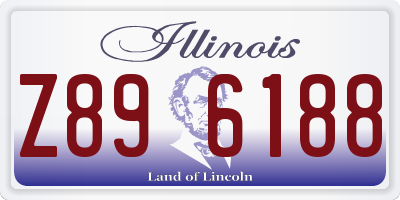 IL license plate Z896188