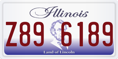 IL license plate Z896189