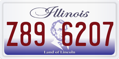 IL license plate Z896207