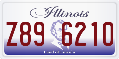 IL license plate Z896210