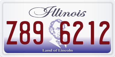 IL license plate Z896212