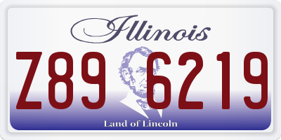 IL license plate Z896219