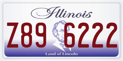 IL license plate Z896222