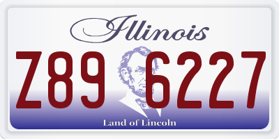 IL license plate Z896227