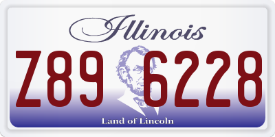 IL license plate Z896228