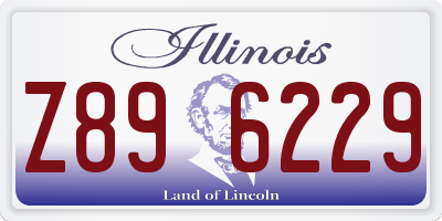 IL license plate Z896229