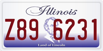 IL license plate Z896231