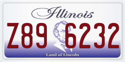 IL license plate Z896232