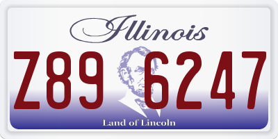 IL license plate Z896247