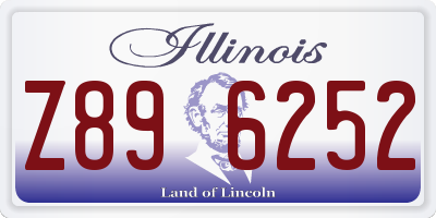 IL license plate Z896252