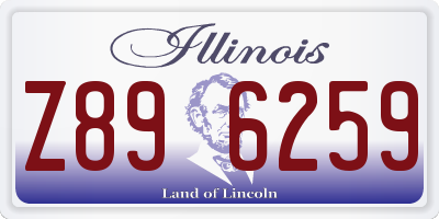 IL license plate Z896259