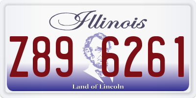 IL license plate Z896261