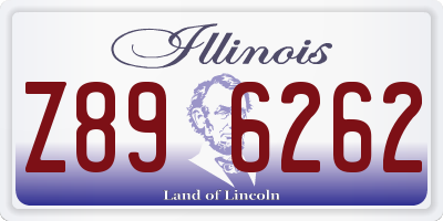 IL license plate Z896262